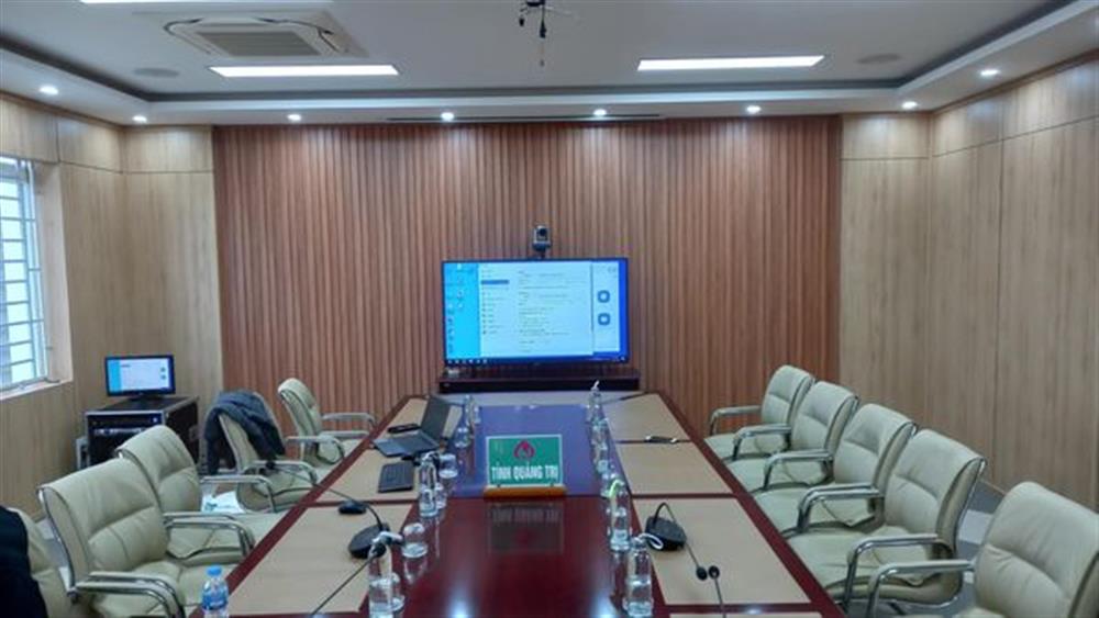 Phòng họp trực tuyến Ngân Hàng Chính Sách tỉnh Quảng trị