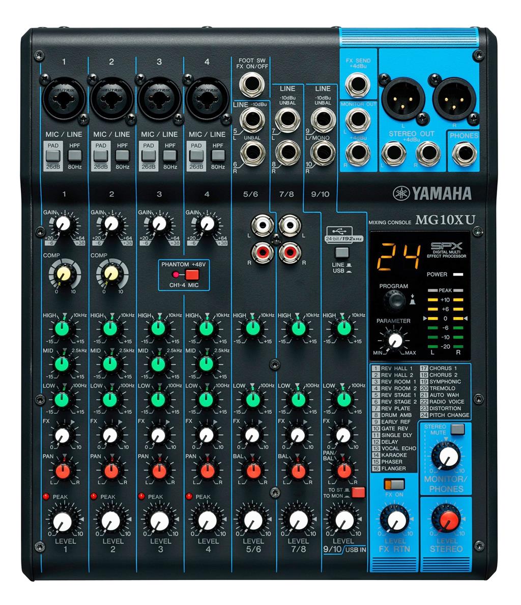 Mixer kèm công suất YAMAHA EMX512SC cao cấp, chất lượng cao, giá rẻ